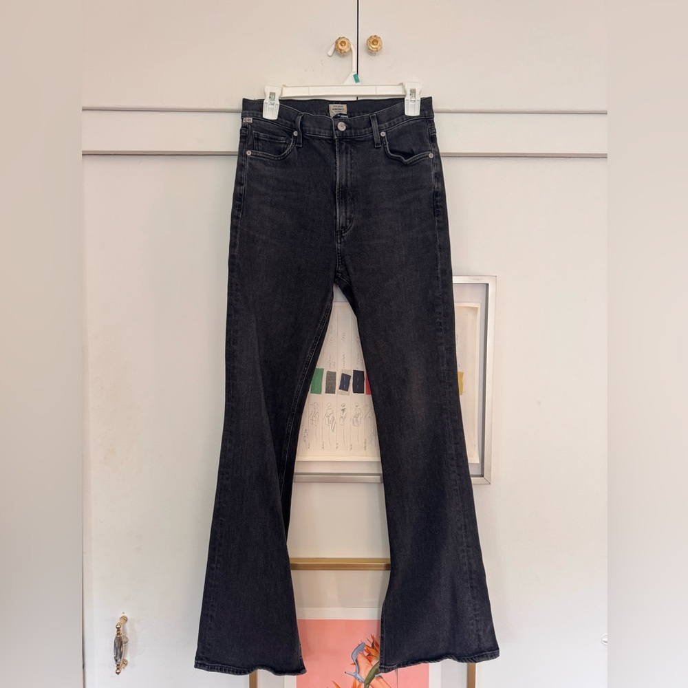 Citizens of Humanity Black bell bottom Jeans